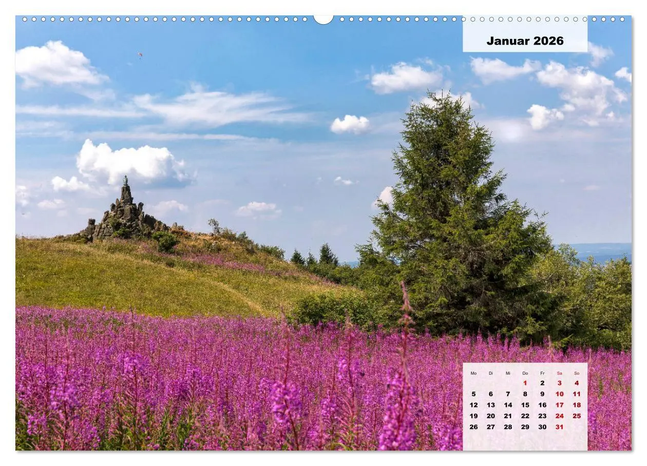 Bild: 9783457819753 | Rhöner Röschen - ein Sommermärchen in der Hochrhön (Wandkalender...