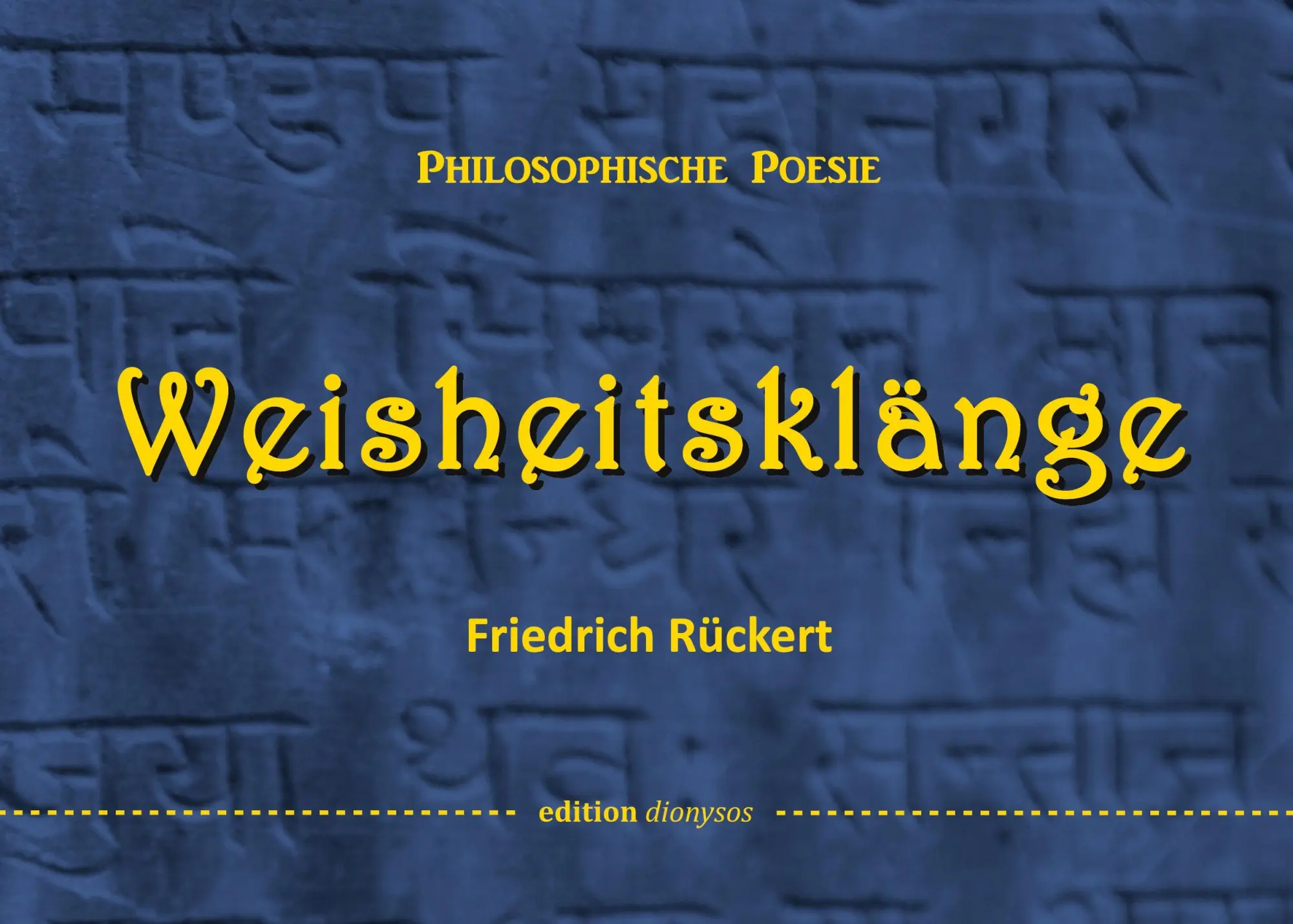 Cover: 9783695109753 | Weisheitsklänge | Edition Dionysos | Taschenbuch | 58 S. | Deutsch