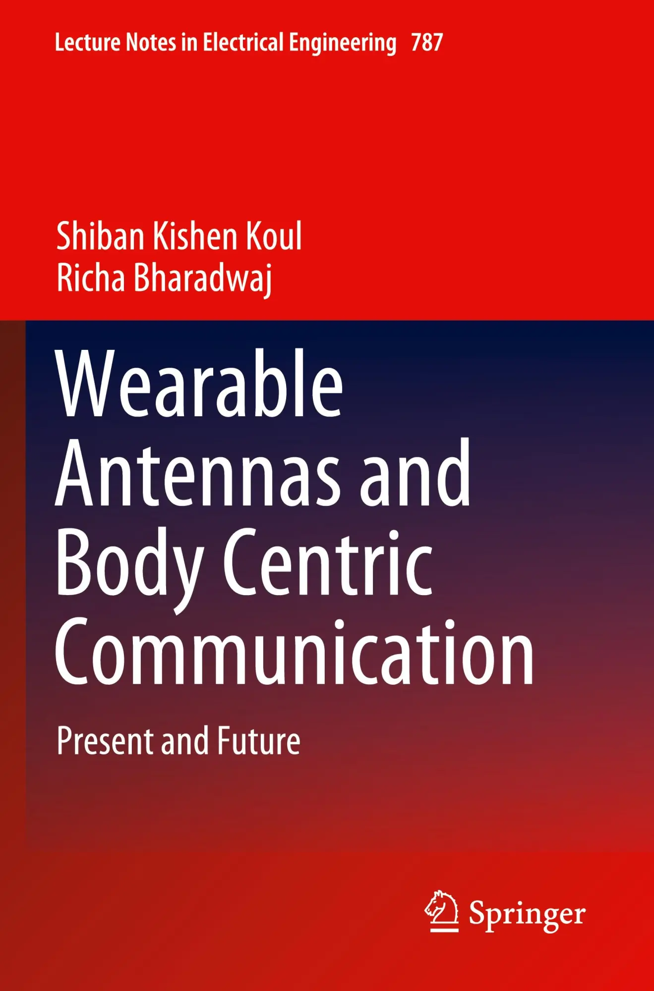 Cover: 9789811639753 | Wearable Antennas and Body Centric Communication | Present and Future