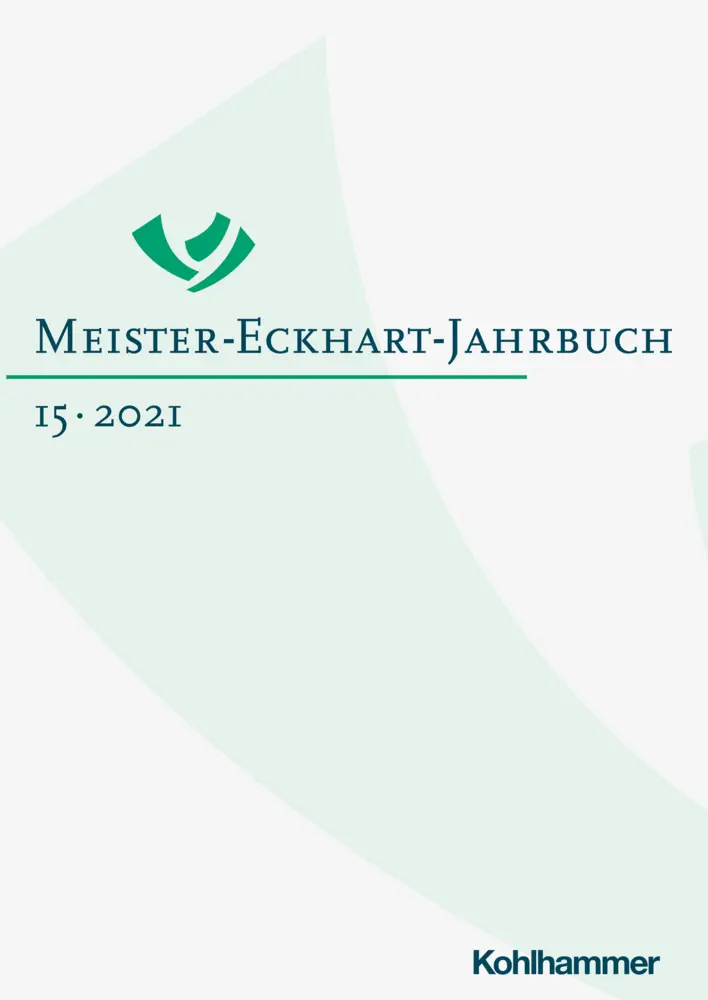 Cover: 9783170399853 | Meister-Eckhart-Jahrbuch | Band 15 (2021) | Freimut Löser (u. a.)