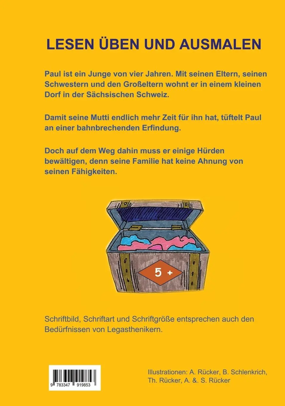 Rückseite: 9783347919853 | Paul hat zu tun | Ein Buch zum Vorlesen und Lesenüben | Ariane Rücker