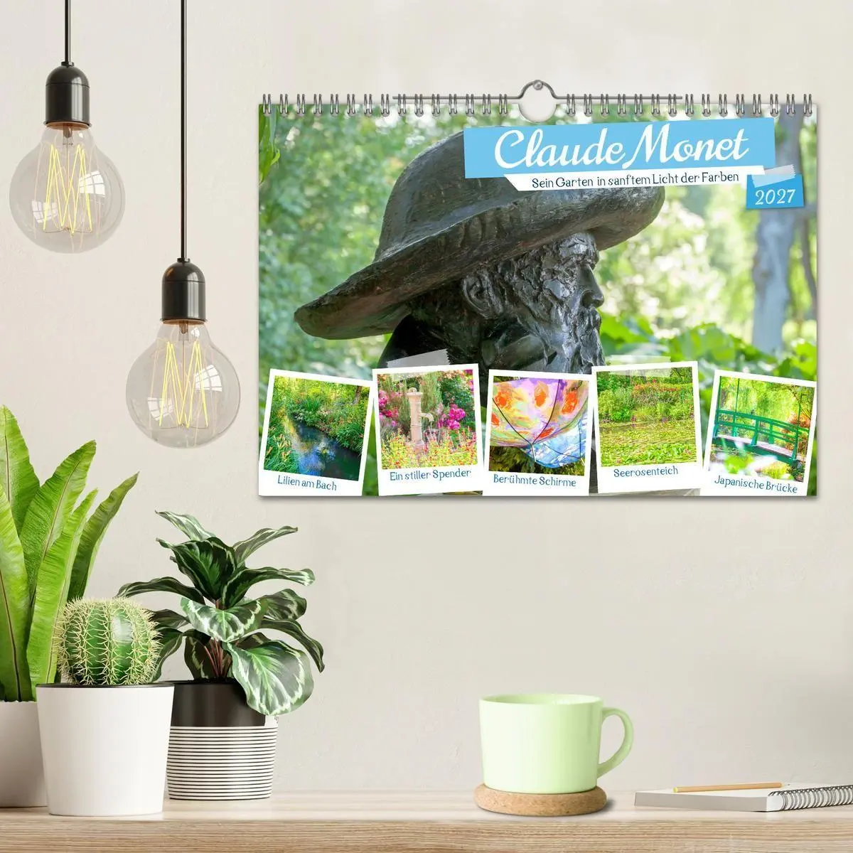 Bild: 9783594359853 | Claude Monet - Sein Garten in sanftem Licht (Wandkalender 2027 DIN...