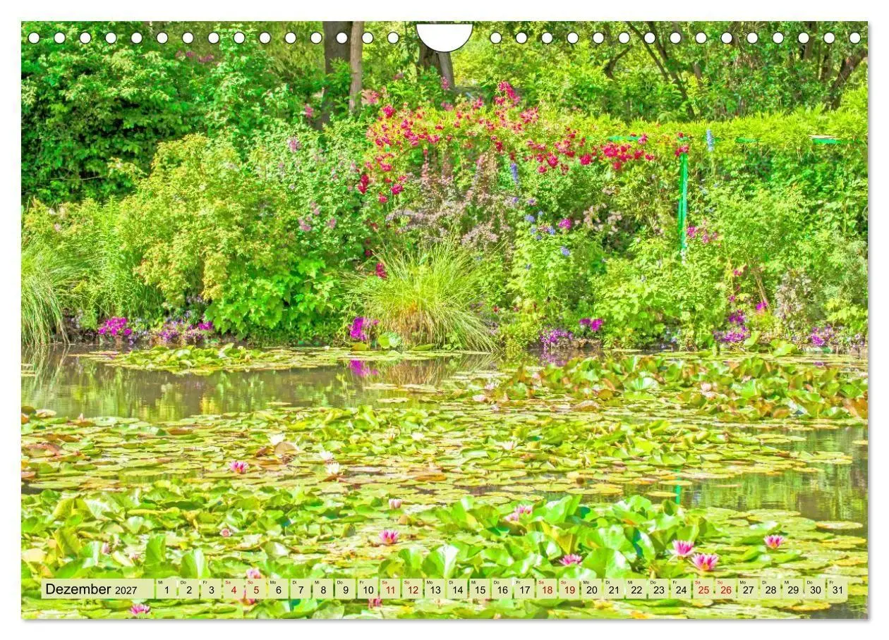 Bild: 9783594359853 | Claude Monet - Sein Garten in sanftem Licht (Wandkalender 2027 DIN...