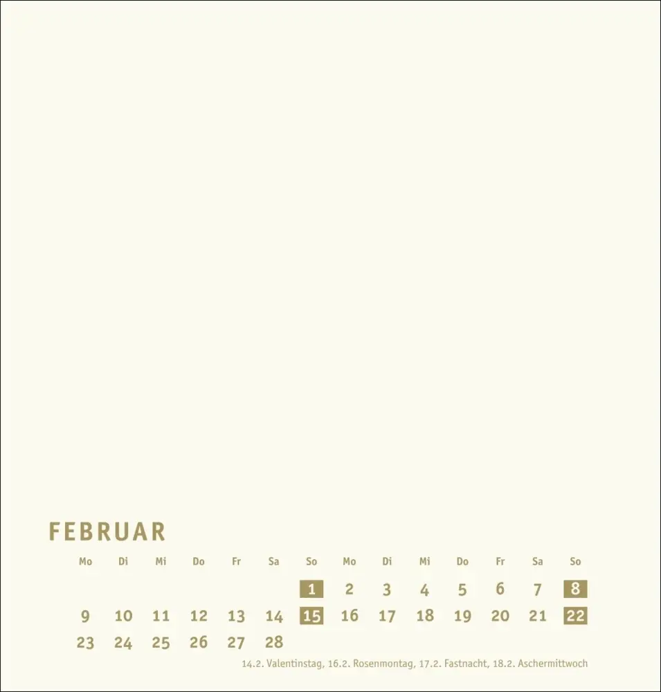 Bild: 9783756409853 | Premium-Bastelkalender gold mittel 2026 | Kalender | Spiralbindung
