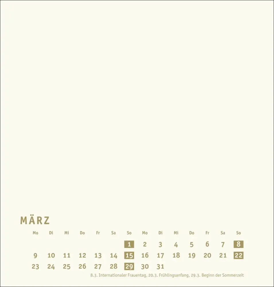 Bild: 9783756409853 | Premium-Bastelkalender gold mittel 2026 | Kalender | Spiralbindung