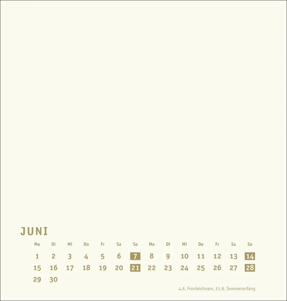 Bild: 9783756409853 | Premium-Bastelkalender gold mittel 2026 | Kalender | Spiralbindung