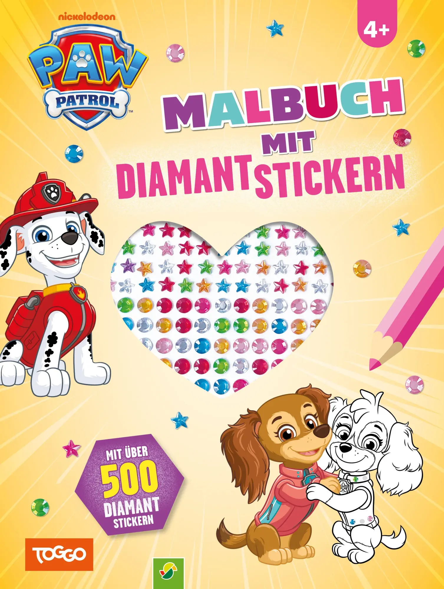Cover: 9783849949853 | PAW Patrol Malbuch mit Diamantstickern | Schwager &amp; Steinlein Verlag