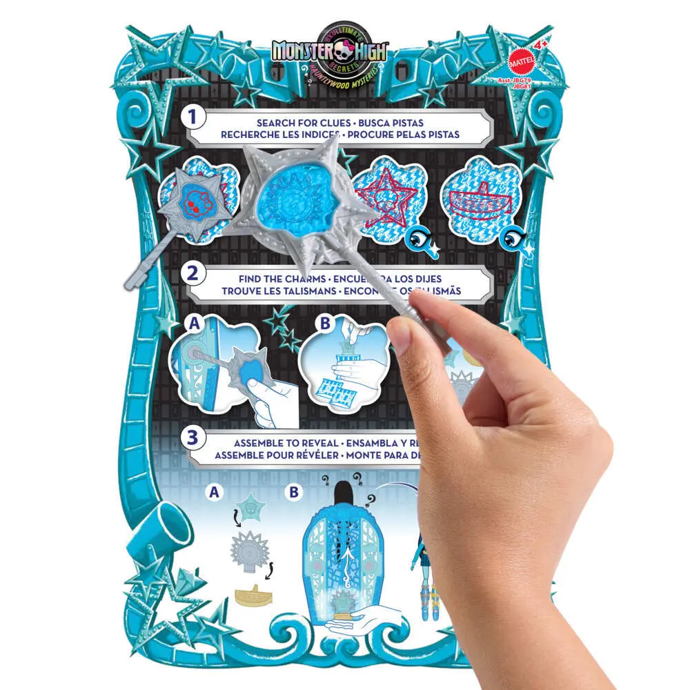 Bild: 194735259953 | Monster High Verborgene Schätze Frankie Puppe | Offene Verpackung
