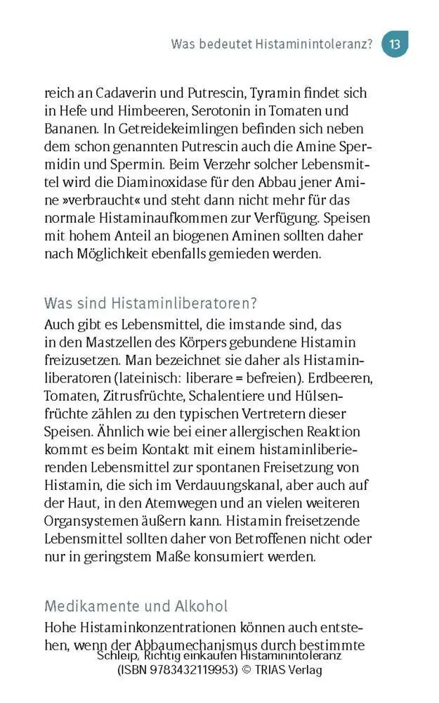 Bild: 9783432119953 | Richtig einkaufen Histamin-Intoleranz | Thilo Schleip | Taschenbuch