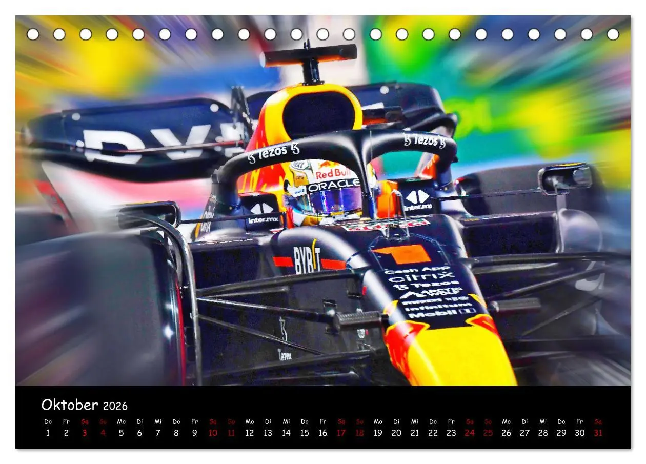 Bild: 9783457589953 | Formel 1 - Benzin im Blut (Tischkalender 2026 DIN A5 quer),...