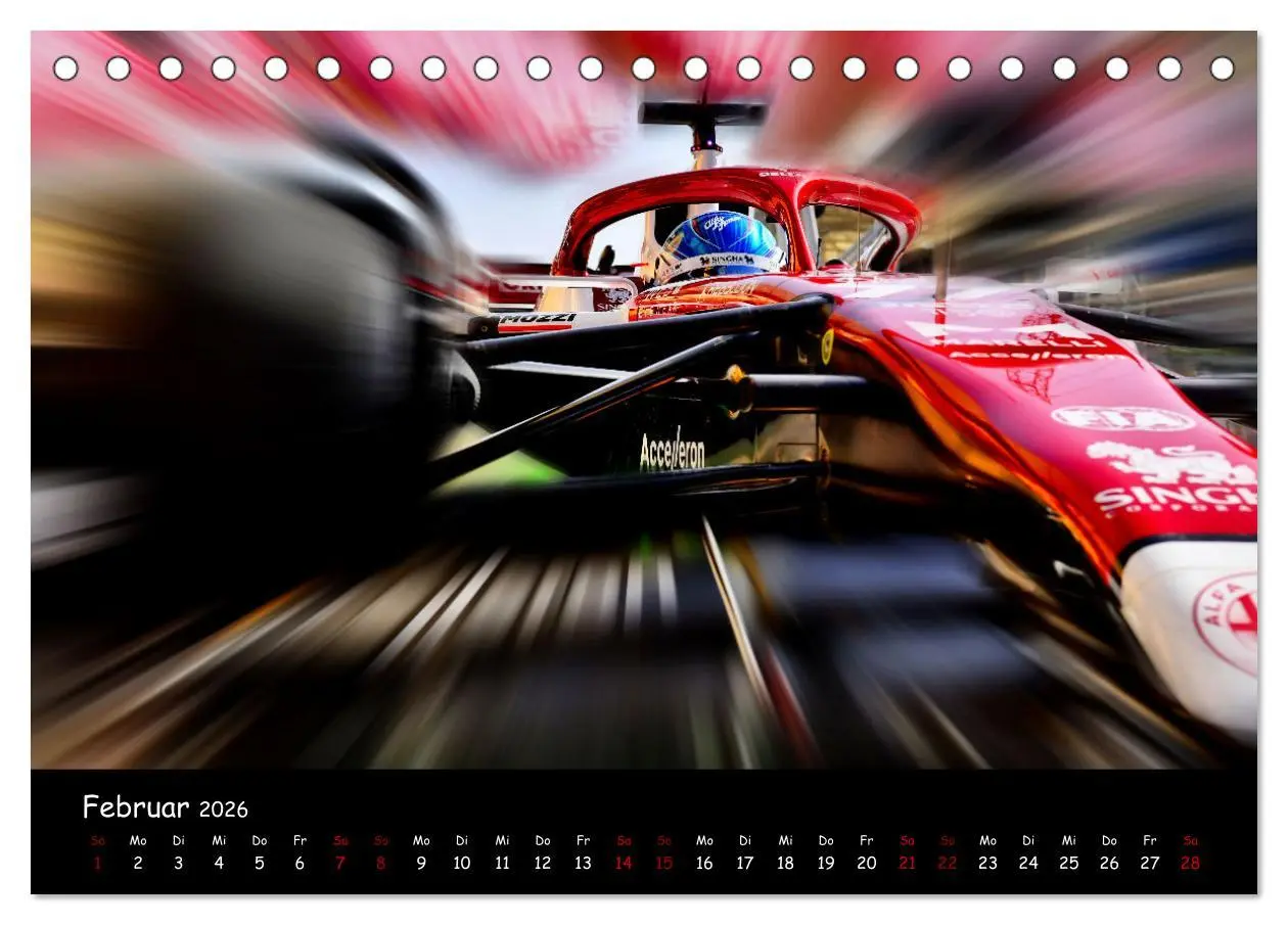 Bild: 9783457589953 | Formel 1 - Benzin im Blut (Tischkalender 2026 DIN A5 quer),...