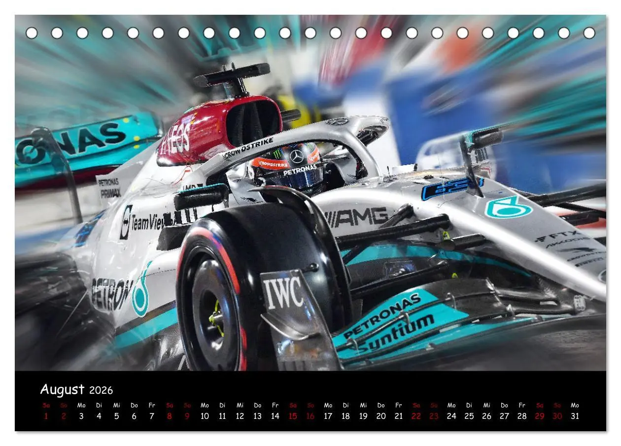 Bild: 9783457589953 | Formel 1 - Benzin im Blut (Tischkalender 2026 DIN A5 quer),...