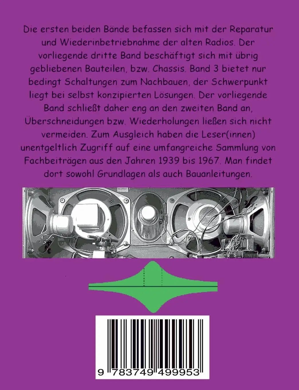 Rückseite: 9783749499953 | Radios der 50er Jahre Band 3 | Eike Grund | Taschenbuch | 212 S.