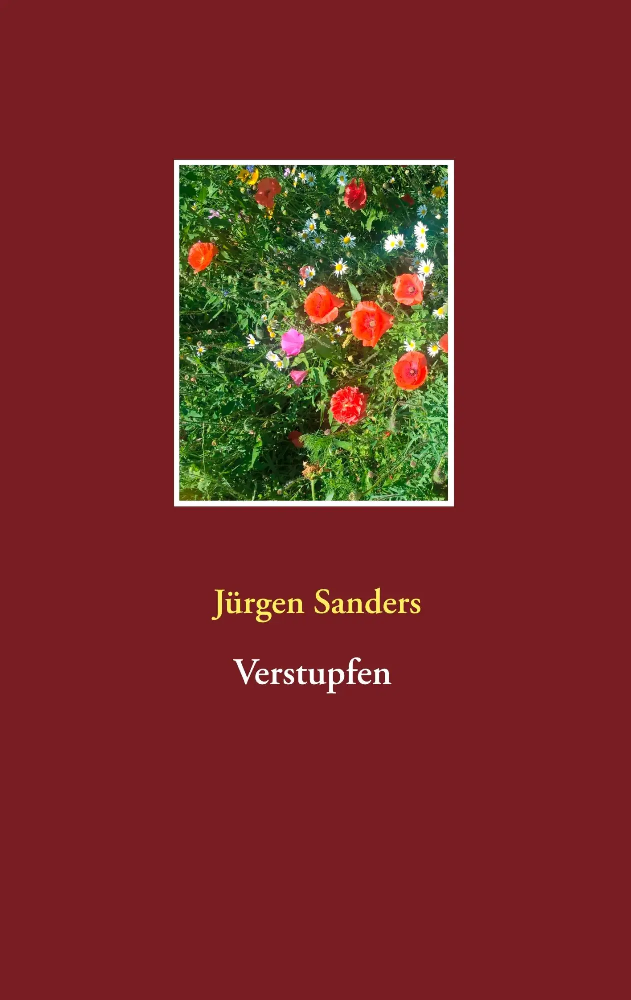 Cover: 9783752819953 | Verstupfen | Jürgen Sanders | Taschenbuch | 84 S. | Deutsch | 2018