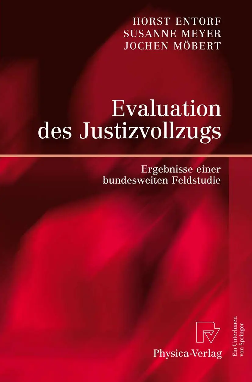 Cover: 9783790819953 | Evaluation des Justizvollzugs | Horst Entorf (u. a.) | Buch | x | 2007