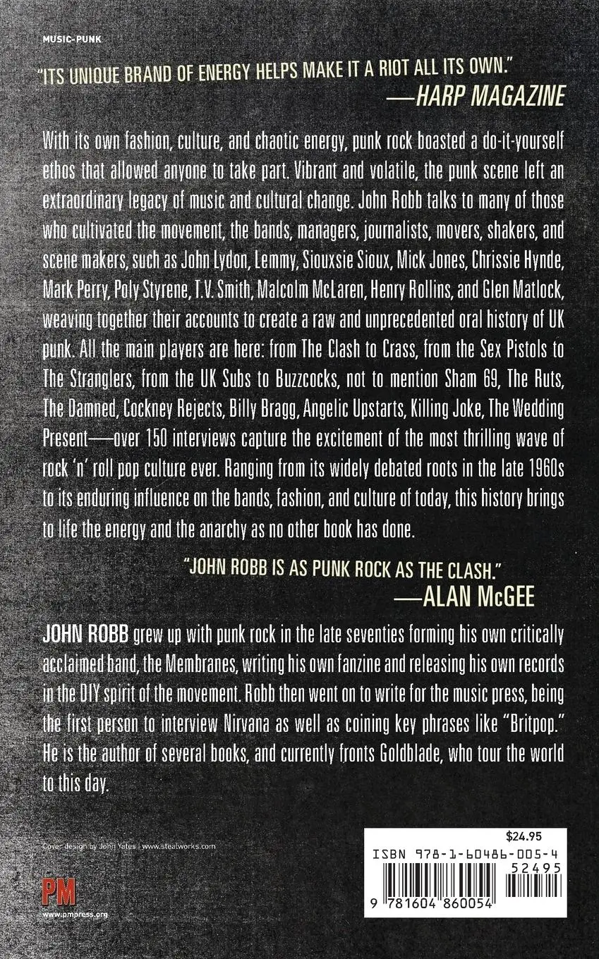 Rückseite: 9781604860054 | Punk Rock | An Oral History | John Robb | Taschenbuch | Englisch