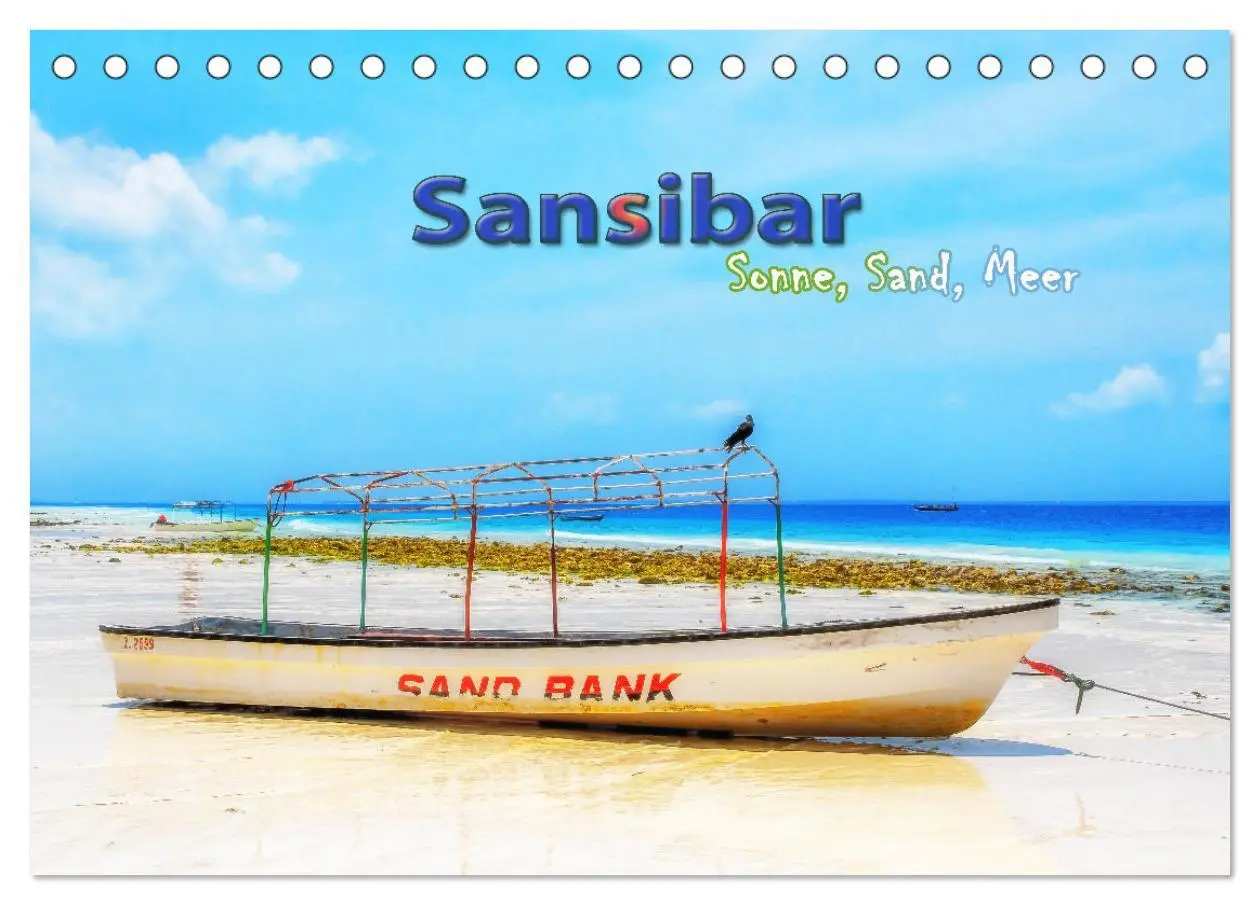 Cover: 9783457530054 | Sansibar - Sonne, Sand, Meer (Tischkalender 2026 DIN A5 quer),...