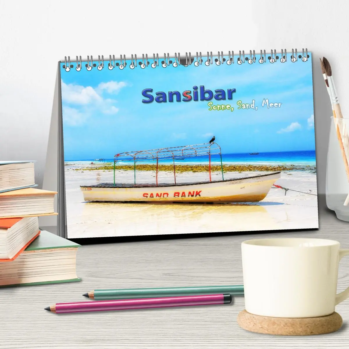 Bild: 9783457530054 | Sansibar - Sonne, Sand, Meer (Tischkalender 2026 DIN A5 quer),...