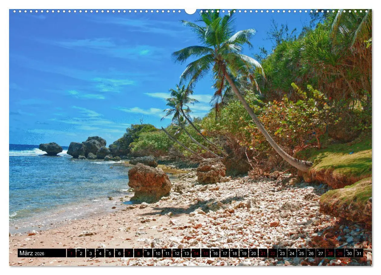 Bild: 9783457770054 | Barbados (hochwertiger Premium Wandkalender 2026 DIN A2 quer),...