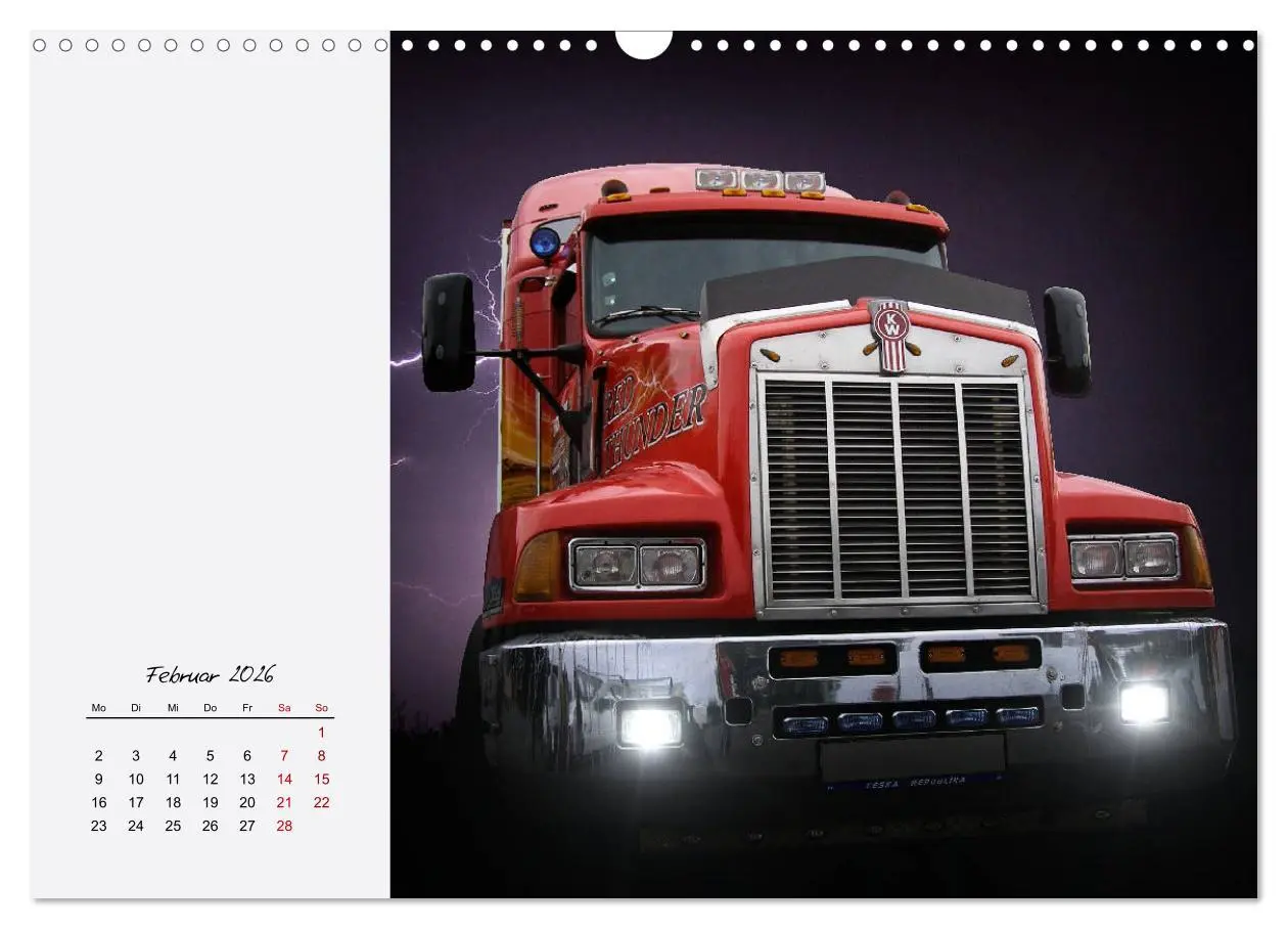 Bild: 9783457840054 | Langhauber. Coole Trucks in den USA (Wandkalender 2026 DIN A3...