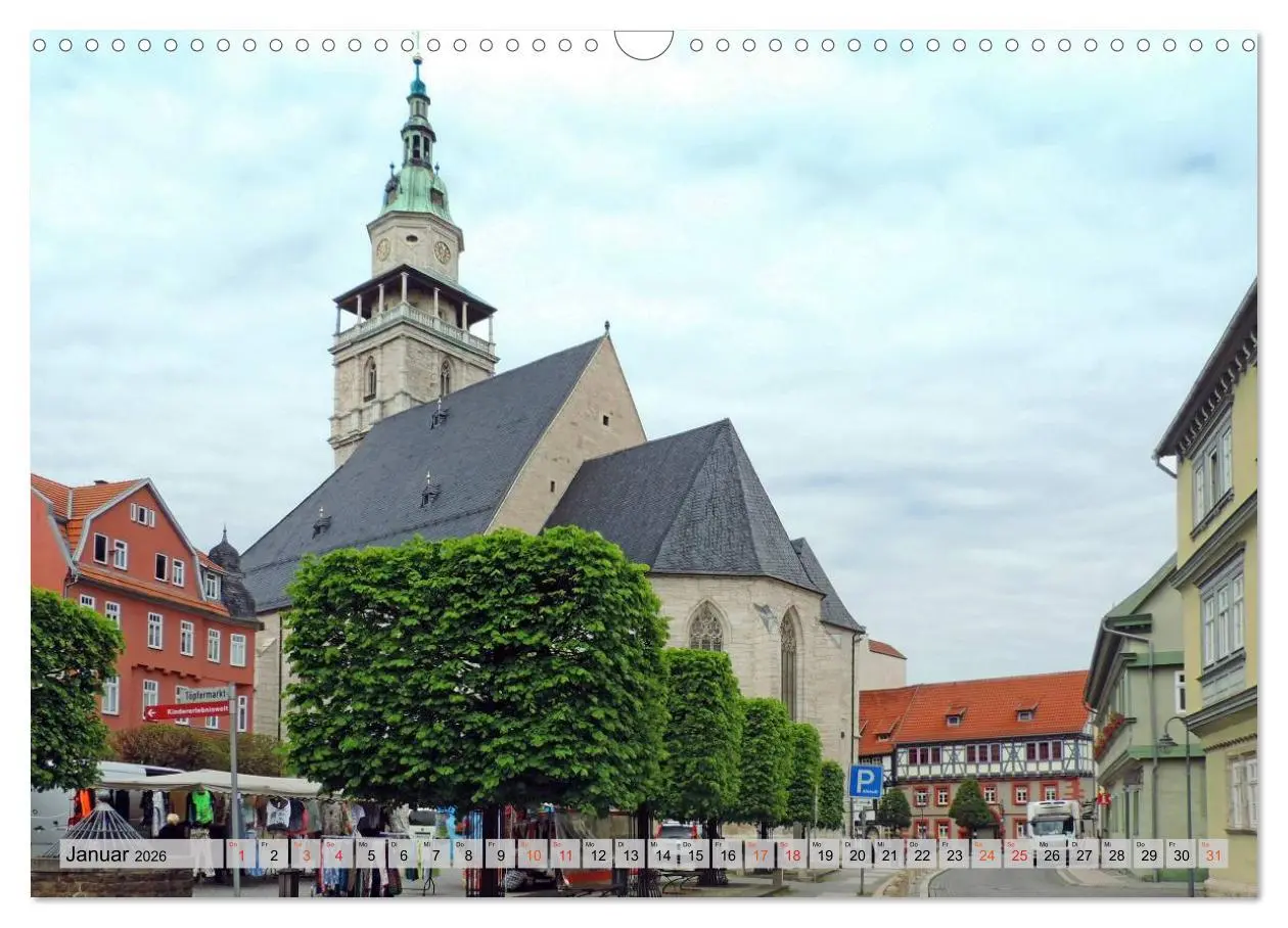 Bild: 9783457910054 | Bad Langensalza - Die Kur- und Gartenstadt (Wandkalender 2026 DIN...
