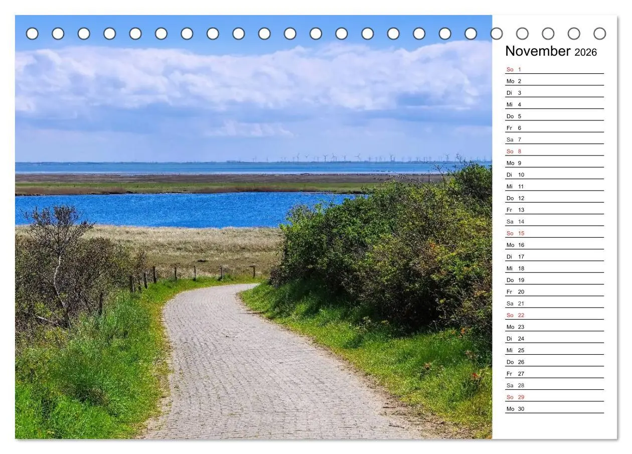 Bild: 9783516000054 | Langeoog - Schönste Insel Ostfrieslands (Tischkalender 2026 DIN A5...