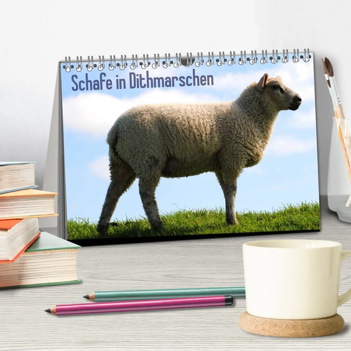 Bild: 9783516170054 | Schafe in Dithmarschen (Tischkalender 2026 DIN A5 quer), CALVENDO...