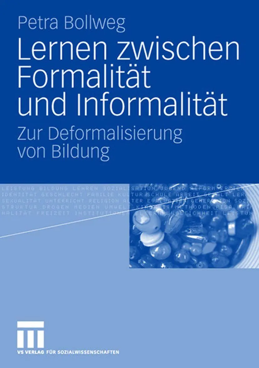 Cover: 9783531160054 | Lernen zwischen Formalität und Informalität | Petra Bollweg | Buch