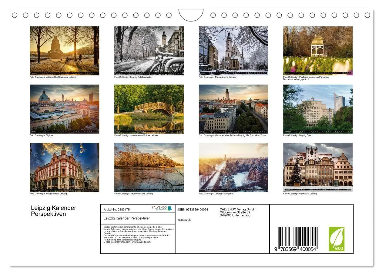 Bild: 9783569400054 | Leipzig Kalender Perspektiven (Wandkalender 2027 DIN A4 quer),...