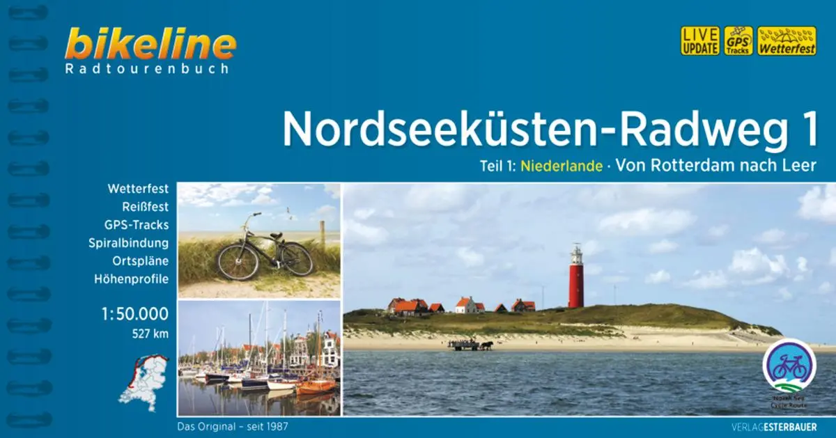 Cover: 9783711100054 | Nordseeküsten-Radweg. 1:75000 / Nordseeküsten-Radweg Teil 1 | Verlag