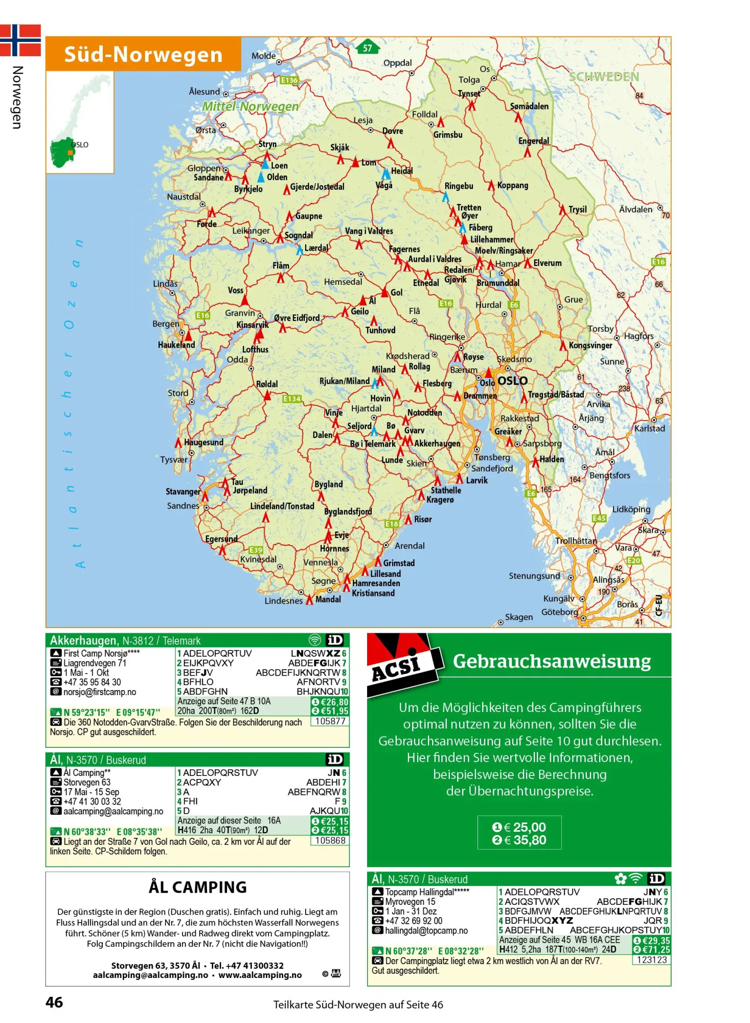 Bild: 9783828330054 | ACSI Campingführer Europa 2025 | Taschenbuch | Hallwag ACSI Führer