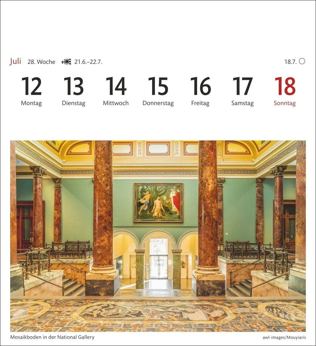 Bild: 9783840040054 | London Sehnsuchtskalender 2027 - Wochenkalender mit 53 Postkarten
