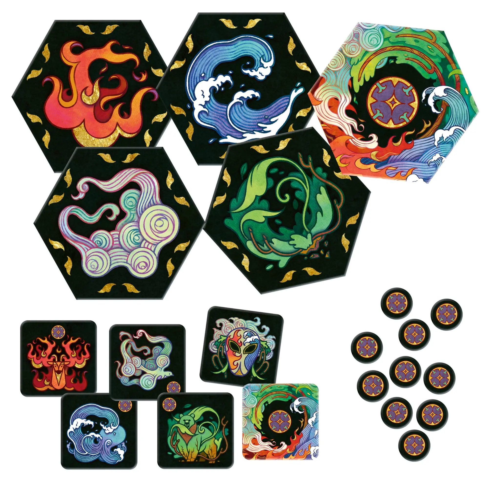 Bild: 4260671130154 | Pfad der Elemente | Plastikfreies Brettspiel ab 6 Jahren | Spiel