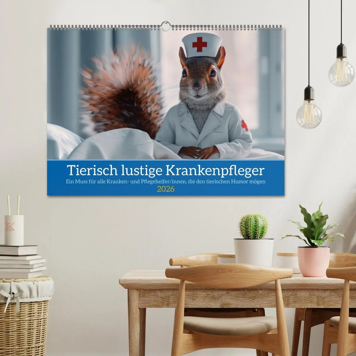 Bild: 9783457380154 | Tierisch lustige Krankenpfleger (Wandkalender 2026 DIN A2 quer),...
