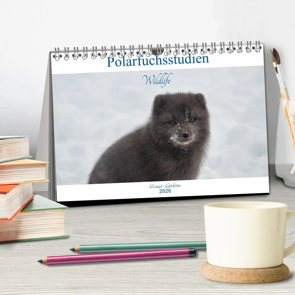 Bild: 9783457900154 | Polarfuchsstudien Wildlife (Tischkalender 2026 DIN A5 quer),...