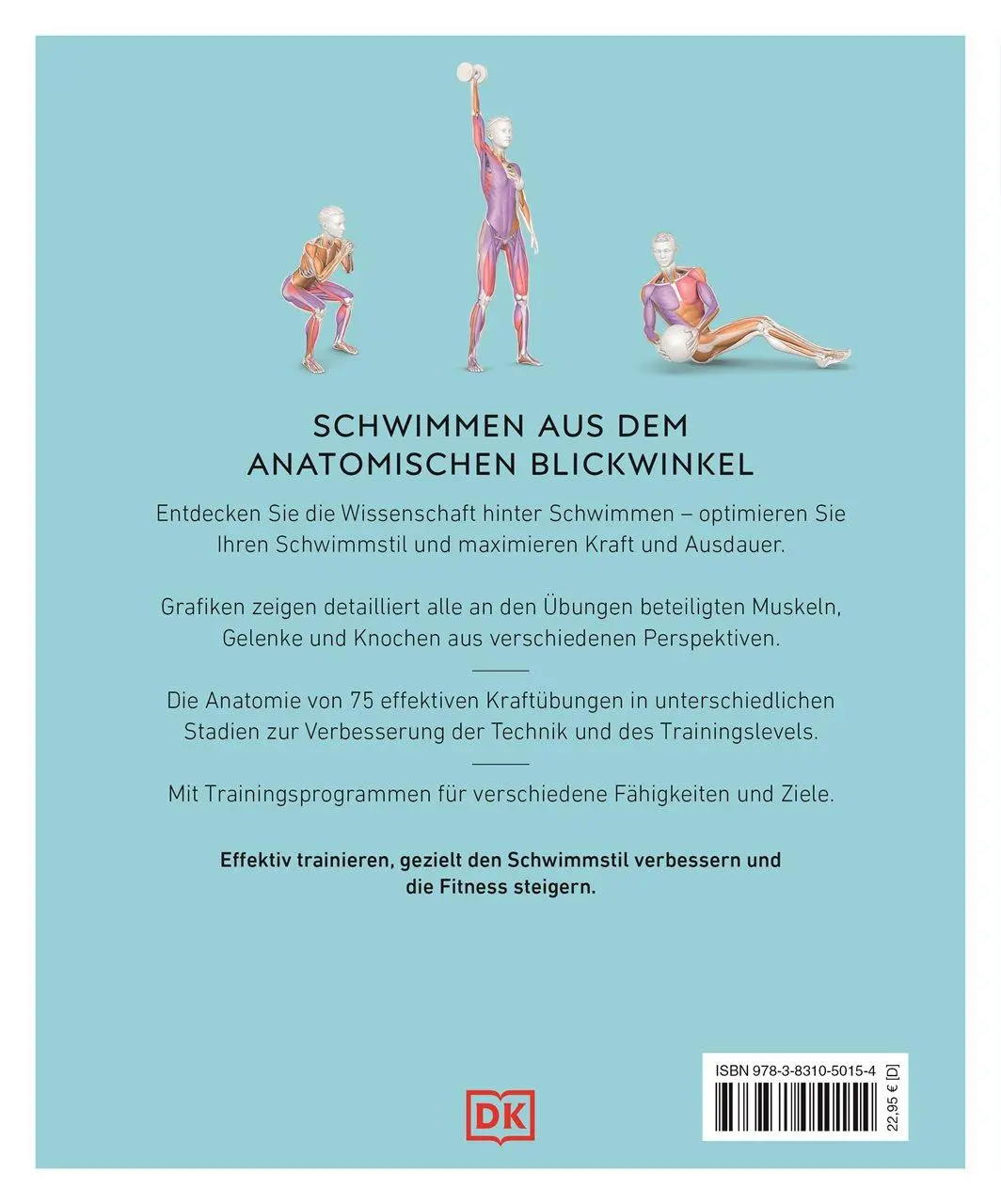 Rückseite: 9783831050154 | Schwimmen - Die Anatomie verstehen | Brett Hawke | Taschenbuch | 2025