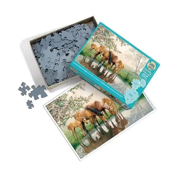 Bild: 625012470254 | Cobble Hill Pferdefamilie 350 Teile | Spiel | In Spielebox | 3847025