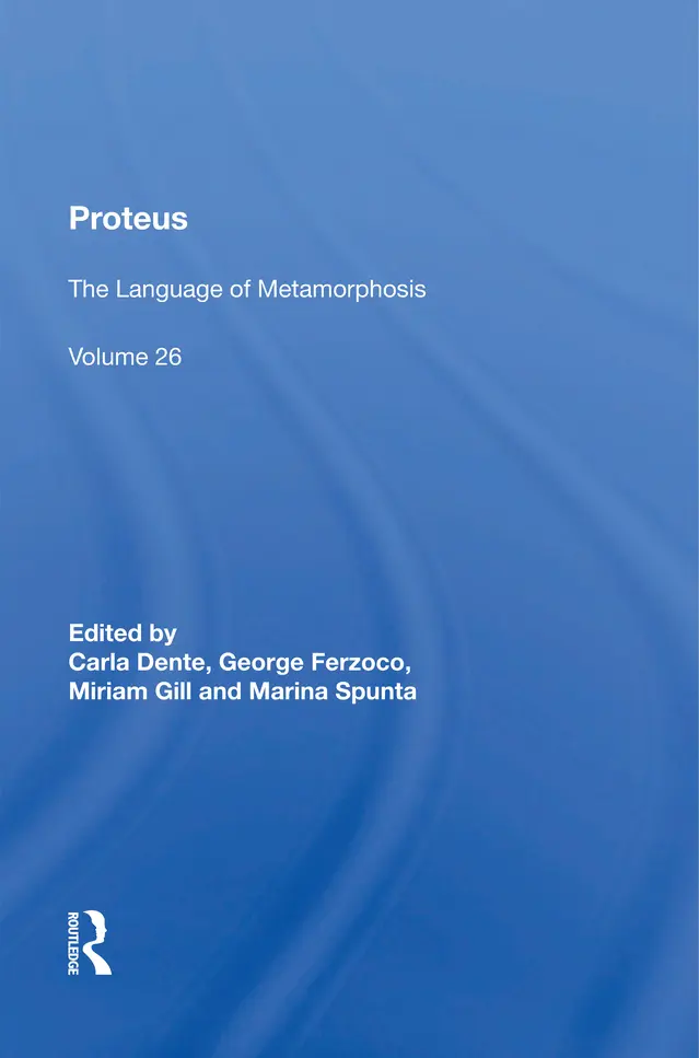 Cover: 9781138620254 | Proteus | The Language of Metamorphosis | George Ferzoco | Taschenbuch