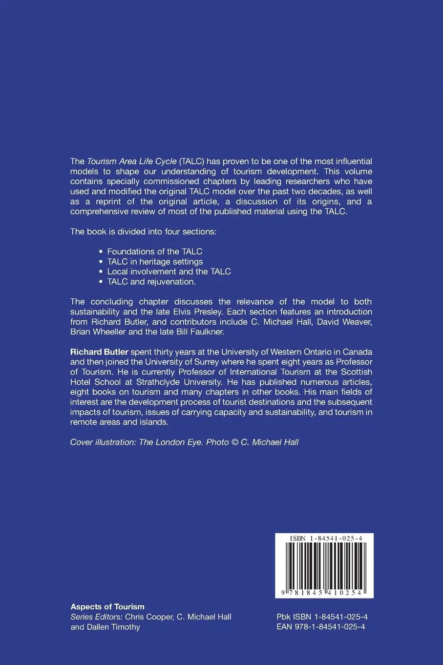 Rückseite: 9781845410254 | The Tourism Area Life Cycle, Vol. 1 | Applications and Modifications