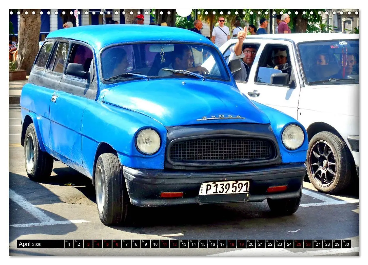 Bild: 9783457370254 | SKODA HITS - Oldtimer der CSSR in Kuba (Wandkalender 2026 DIN A3...