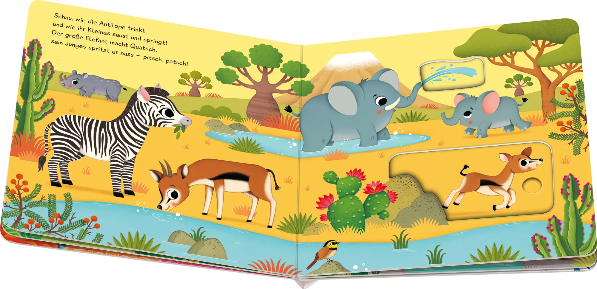 Bild: 9783473420254 | Mein Schiebe-Mitmachbuch - Wilde Tiere | Bernd Penners | Buch | 12 S.