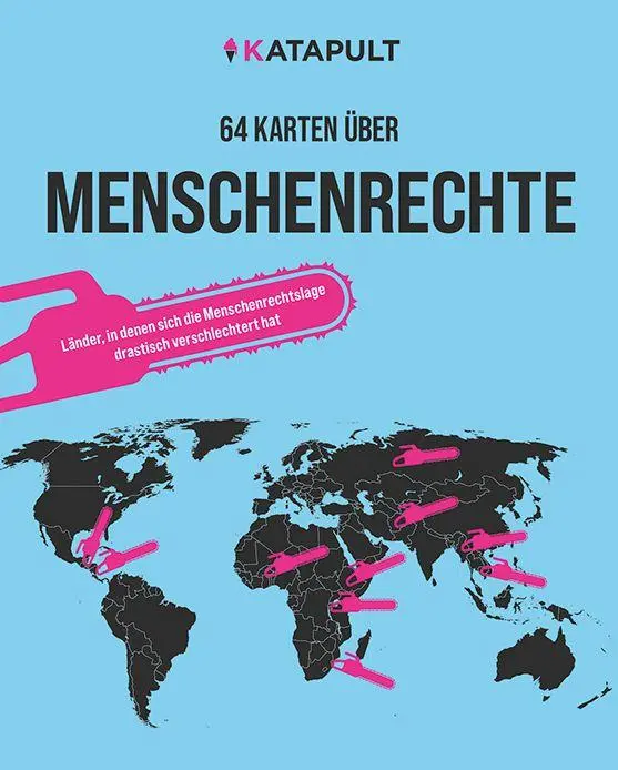 Cover: 9783689720254 | 64 Karten über Menschenrechte | Katapult | Buch | 128 S. | Deutsch