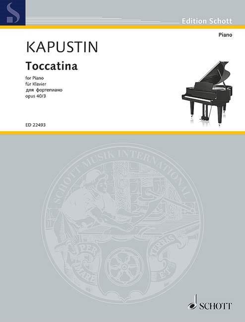 Cover: 9790001160254 | Toccatina op. 40/3 | Nikolai Kapustin | Buch | Schott Music
