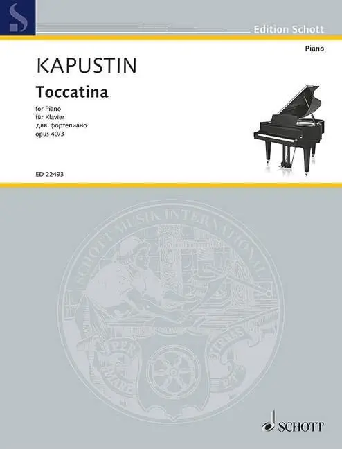 Cover: 9790001160254 | Toccatina op. 40/3 | Nikolai Kapustin | Buch | Schott Music