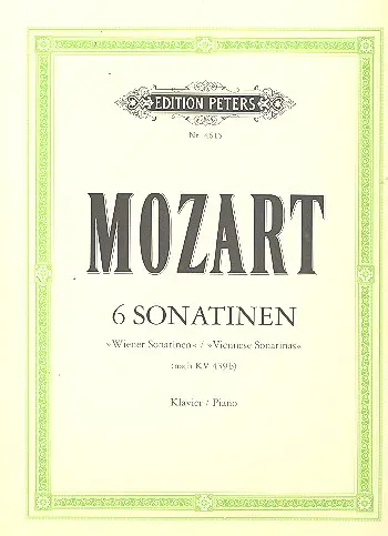 Cover: 9790014030254 | 6 Viennese Sonatinas | Wolfgang Amadeus Mozart | Buch | Deutsch | 2001