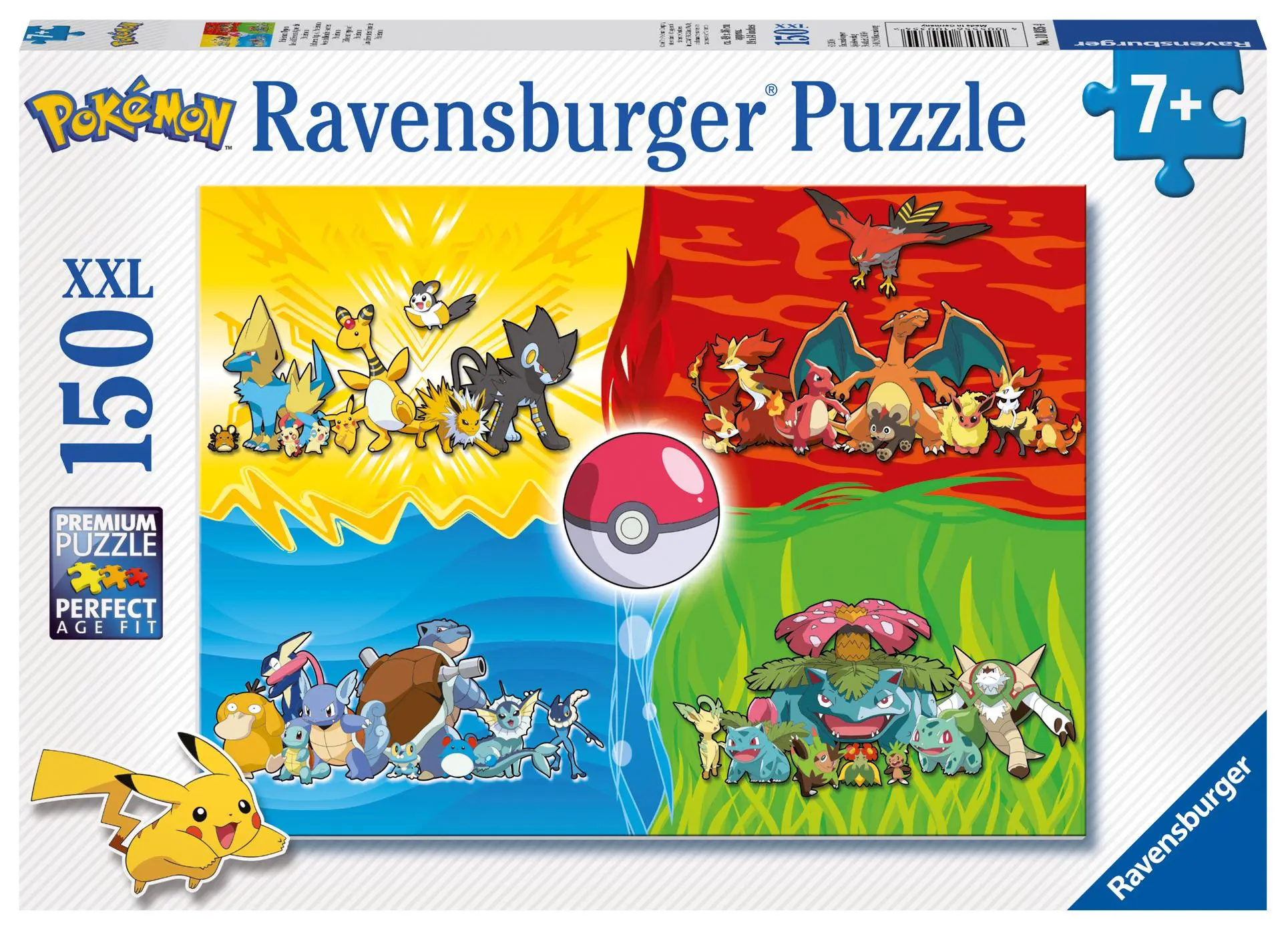 Cover: 4005556100354 | Kinderpuzzle 150 XXL Teile - Pokémon - Pokémon Typen | Spiel | 10035