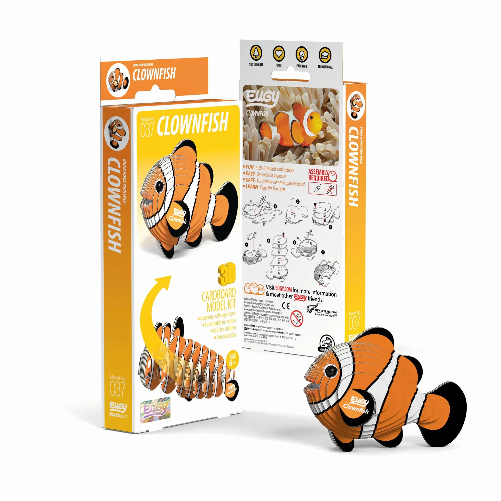 Cover: 9421035150354 | EUGY - 3D Bastelset Clownfisch | Eugy | Kit (Bastelset) | 650037
