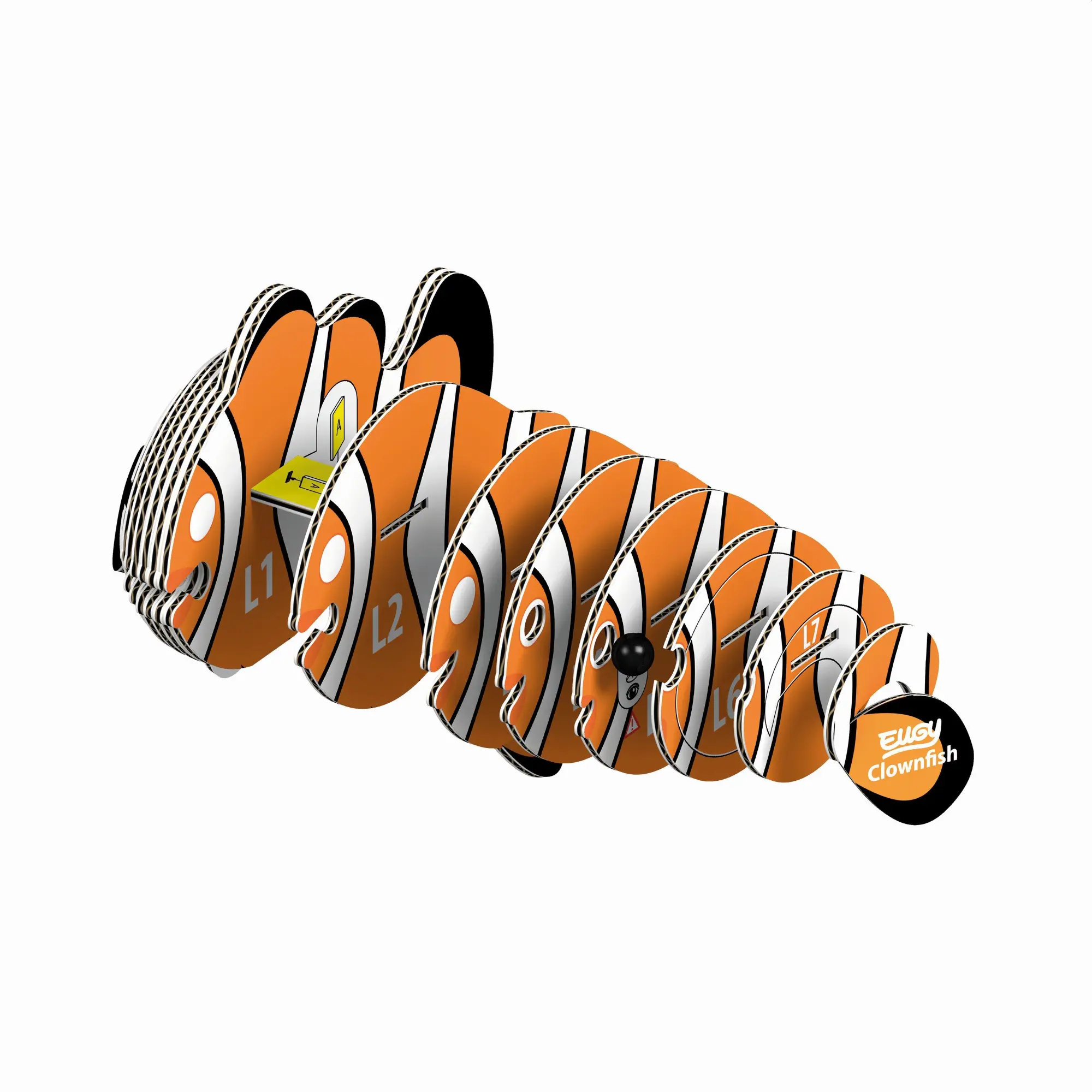 Bild: 9421035150354 | EUGY - 3D Bastelset Clownfisch | Eugy | Kit (Bastelset) | 650037