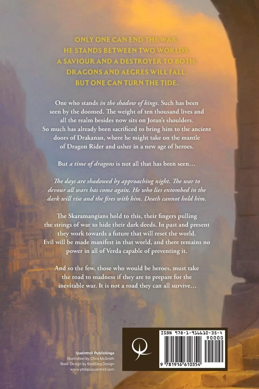 Rückseite: 9781916610354 | In the Shadow of Kings | (A Time of Dragons: Book 2) | Quaintrell