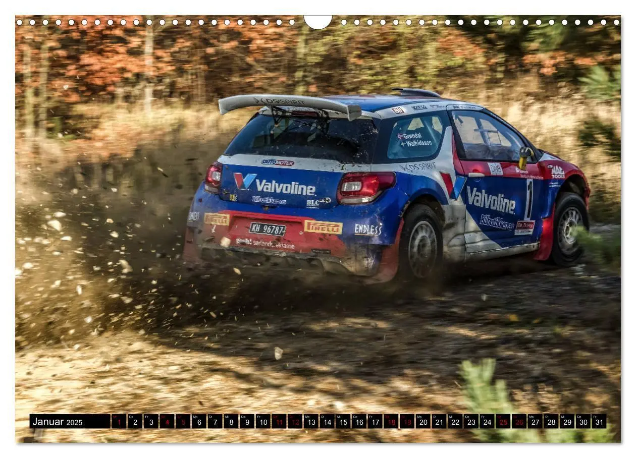 Bild: 9783435410354 | SCHNELL! AUTHENTISCH! MITTENDRIN! - RALLYE! (Wandkalender 2025 DIN...